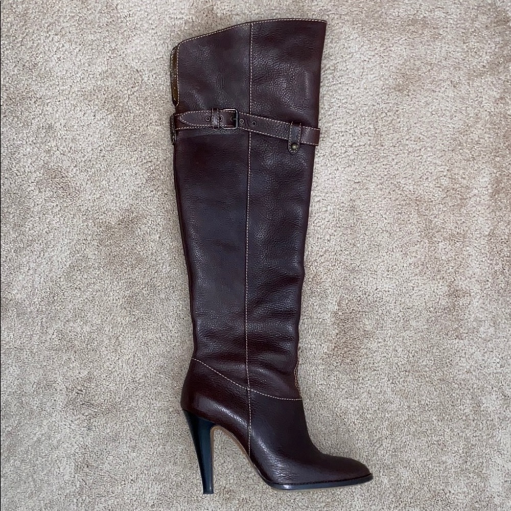 MOSCHINO leather boots